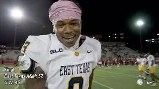 Cinematic Recap of East Texas A&M Football's win over UIW