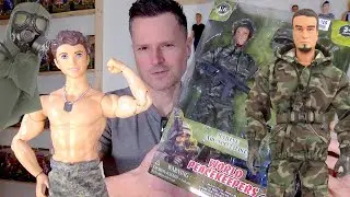 SUPERBOY KEN DOLL vs WORLD PEACEKEEPERS MARINE NBC SPECIALIST BARBIE UNBOXING REVIEW