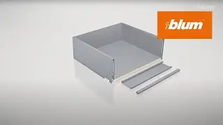 Assembly of MERIVOBOX inner pull-out with cross gallery | Blum