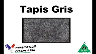 Tapis entr&eacute;e Gris A tapis