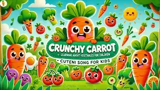 Crunchy Carrot - Learning About Vegetables for Children | Cuteni Song For Kids - Fruit Paradise #all