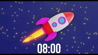 8 Minute Timer   Rocket Through Space