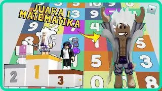 Harus Pintar Berhitung Kalau Mau Menang Game Ini ! Math Block Race ! Roblox Indonesia