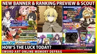 New Characters & New Ranking Event & Scout (SAOMD Memory Defrag)
