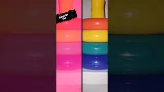 Stacking Ring Stack up Educational Toy Assorted color Rings Tower Construction Toys#shorts