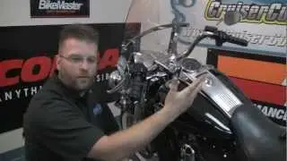 Road to Darkness Part 1 Kuryakyn Black ISO Grip Installation Harley Road King