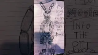 🍿My Fnaf movie into the pit design concept 🐻🐰🐤🦊 #fivenightsatfreddymovie #horror
