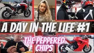 A Day In The Life #1... Peppered Chips, Ducati SuperSport 950s & Multistrada v4s Sport Livery