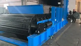 Plate feeder, huge ore, coal mine, high bin pressure #дробилка #minerals #машина