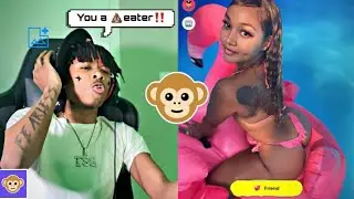 RIZZING BADDIES ON THE MONKEY APP ACTING LIKE A GANGSTER😈🔫 (MONKEY APP)
