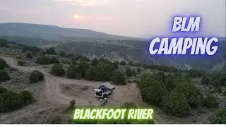 BLM Camping along Blackfoot River