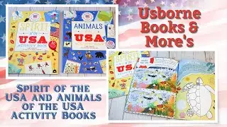 Animals of the USA and Spirit of the USA Activity Books from Usborne Books & More | PaperPie