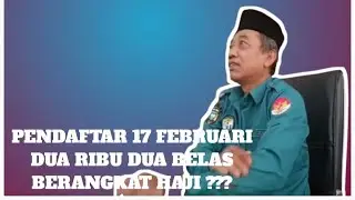 DAFTAR TUJUH BELAS JANUARI DUA RIBU SEBELAS BERANGKAT 2027