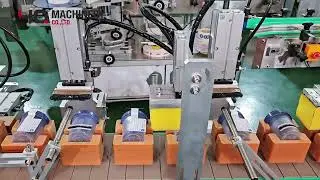 automatic one label for top and side labeling machines #labelmachine #equipment #manufacturing