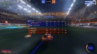 Carrying my friend to Champ in Rocket League #1 live