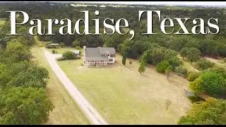 Paradise, Texas - Aerial Footage