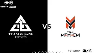 [Highlights] The Absoulte Destruction | Team Mayhem vs Team Insane | Week 16 Finals | EXS