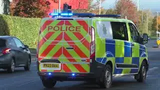 Cumbria Police Driver Training On Lights & Sirens