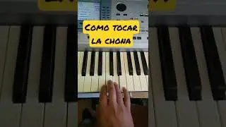 como tocar el teclado / Tutorial para tocar canciones / como tocar el piano f&aacute;cil / la chona