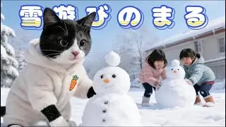 雪の日のまるの生活を紹介します!🐱❄️