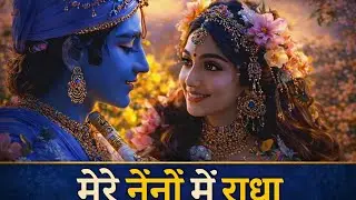 मेरे नैनों में राधा#राधारानी #भक्तिगाना# bhajan#long video#trendingvideo 