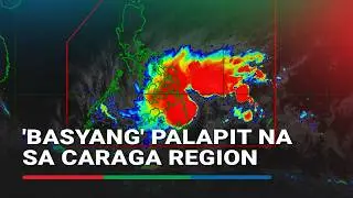 'Basyang' napanatili ang lakas papuntang Caraga | ABS-CBN News
