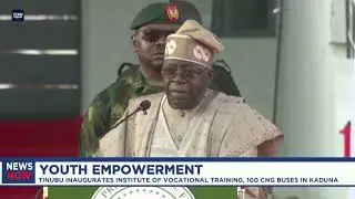 Tinubu inaugurates institute of vocational training, 100 CNG buses in Kaduna