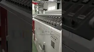 PVC PE WPC profile production line and PVC pipe extrusion line #extrusion #machine #factoryproducts