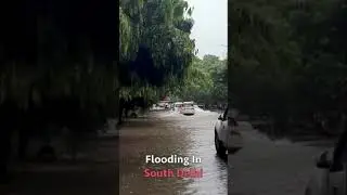 Delhi Rain Water Flood || Water Logged Roads
