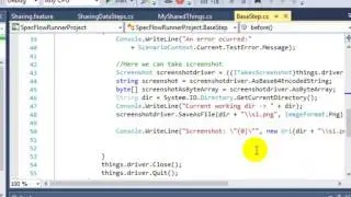 How to share the Selenium Webdriver in SpecFlow