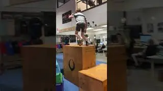 Kong box jump to big sideflip! #youtubeshorts #shorts #parkour