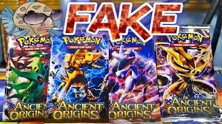 MOST BORING FAKE ANCIENT ORIGINS POKEMON CARD OPENING EVER! FEEBAS & 0 ULTRA RARES!?