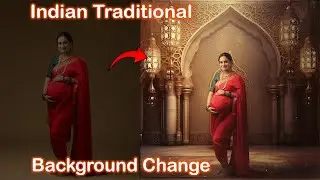 Indian Traditional Maternity Editing Tutorial | Maternity Saree Editing #maternityediting #photoshop