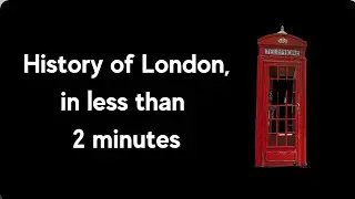 A brief history of London in less than 2 minutes