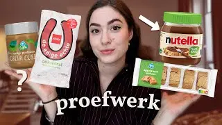 NIEUWE PRODUCTEN uit de SUPERMARKT proberen!🌭 | PROEFWERK WINTER 2026