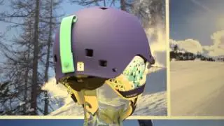 2015 Salomon Kiana Ski Helmet - purple matt 360&deg; View - Sail and Ski