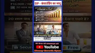 SIP: एक आसान तरीका करोड़पति बनने का! SIP Kya Hota Hai? Best Sip plan 2026 @MoneyGrothGyan