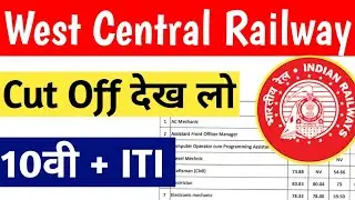 Wcr Apprentice Cut off,Wcr Apprentice Cut off 2022, #railway #apprentice #cut_off