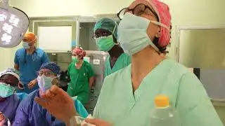 Audience du Ministre de la Sant&eacute; avec la mission de chirurgie maxillo-faciale des Enfants du Noma