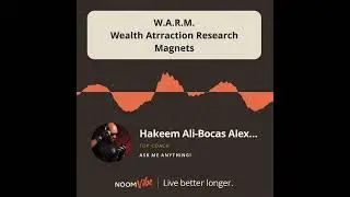 Top Coach with only 1.6k followers on NoomVibe talks about 💰 Wealth Attraction Research Magnets 🧲