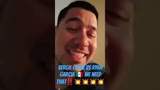 #vergilortiz vs #ryangarcia a fight we need‼️💥 #boxing #mexico #usa #shorts