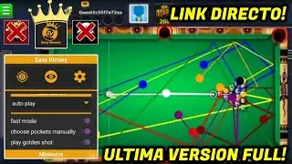 INSTALAR EASY VICTORY GRATIS mod 8 BALL POOL ✅Auto Play, Lineas Largas| Link Directo