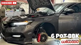 Honda Accord 2.0T - Wilwood 6 Piston Big Brake Kit Install in [4K]