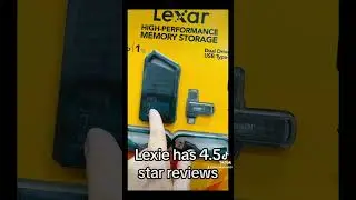 Portable hard drive comparison. Sandisk vs Lexar at Costco