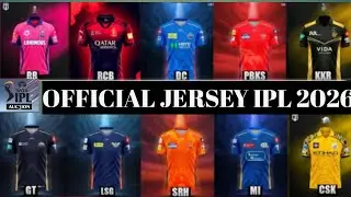 IPL 2026 ALL Teams Official Jersey | RCB, KKR, MI, CSK, SRH, DC, PBKS, GT, RR & LSG Jersey IPL 2026