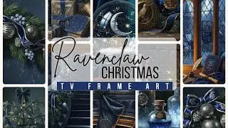 Ravenclaw Christmas &bull; Harry Potter Inspired TV Frame Art Ambience (1 Hour, 1080p)