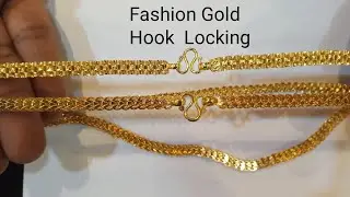 Easy Tips to Lock 'W' Shape Hook in to 1Gram Gold Chain | Fast installation process By Hand |