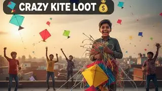 My First Vlog: Itni saari patang loot li! 🪁🏃&zwj;♂️#myfirstvlog#kitelooting#villagevlog#trending