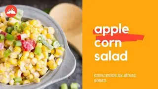 apple corn salad||easyrecipe #shorts #salad #viral #trending #sweetcorn