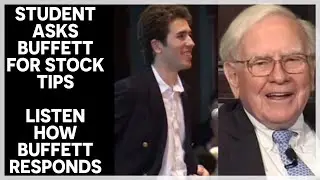 Warren Buffett gives stock tips to university students